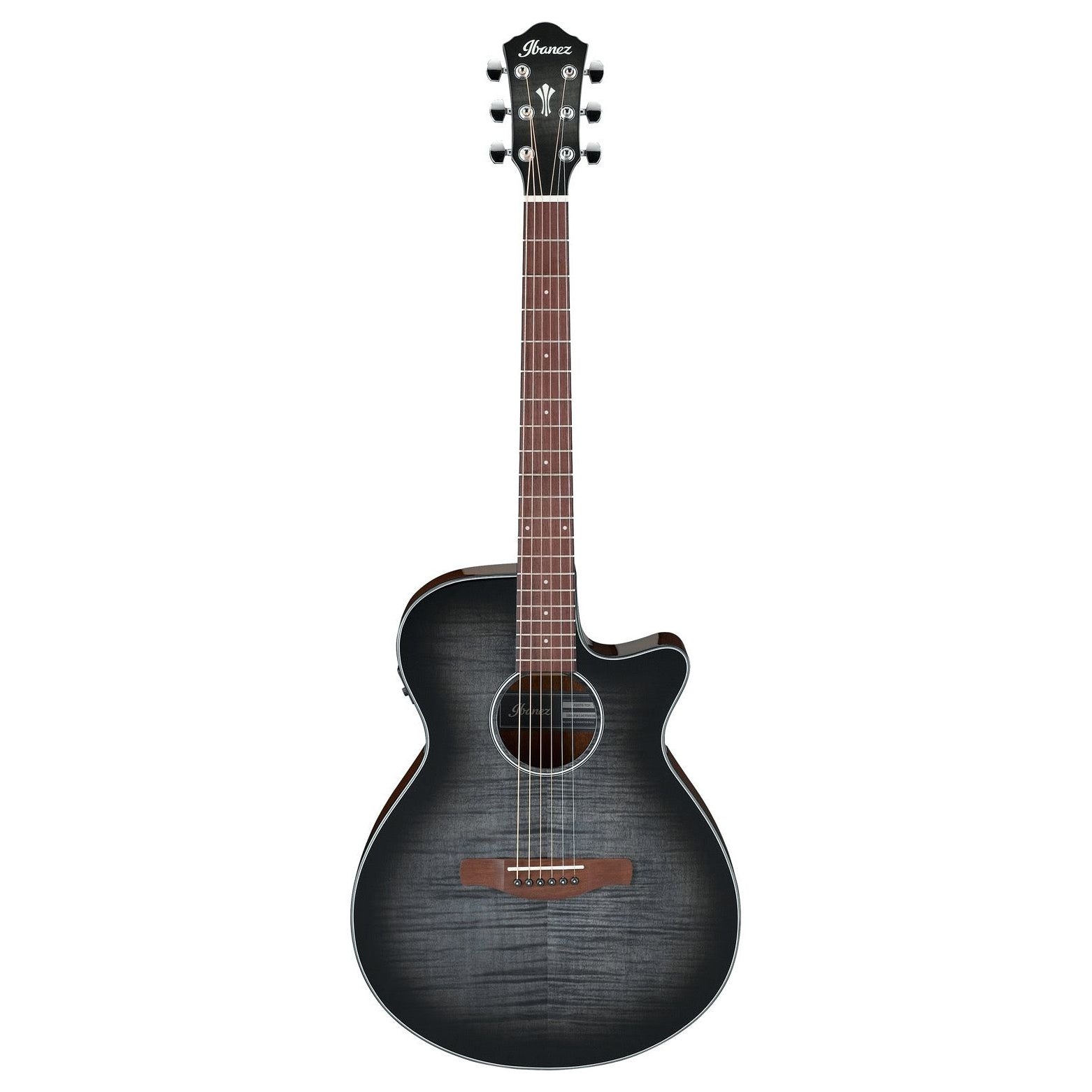 Ibanez - AEG70-TCH Transparent Charcoal Burst High Gloss - Musik Utan Gränser 