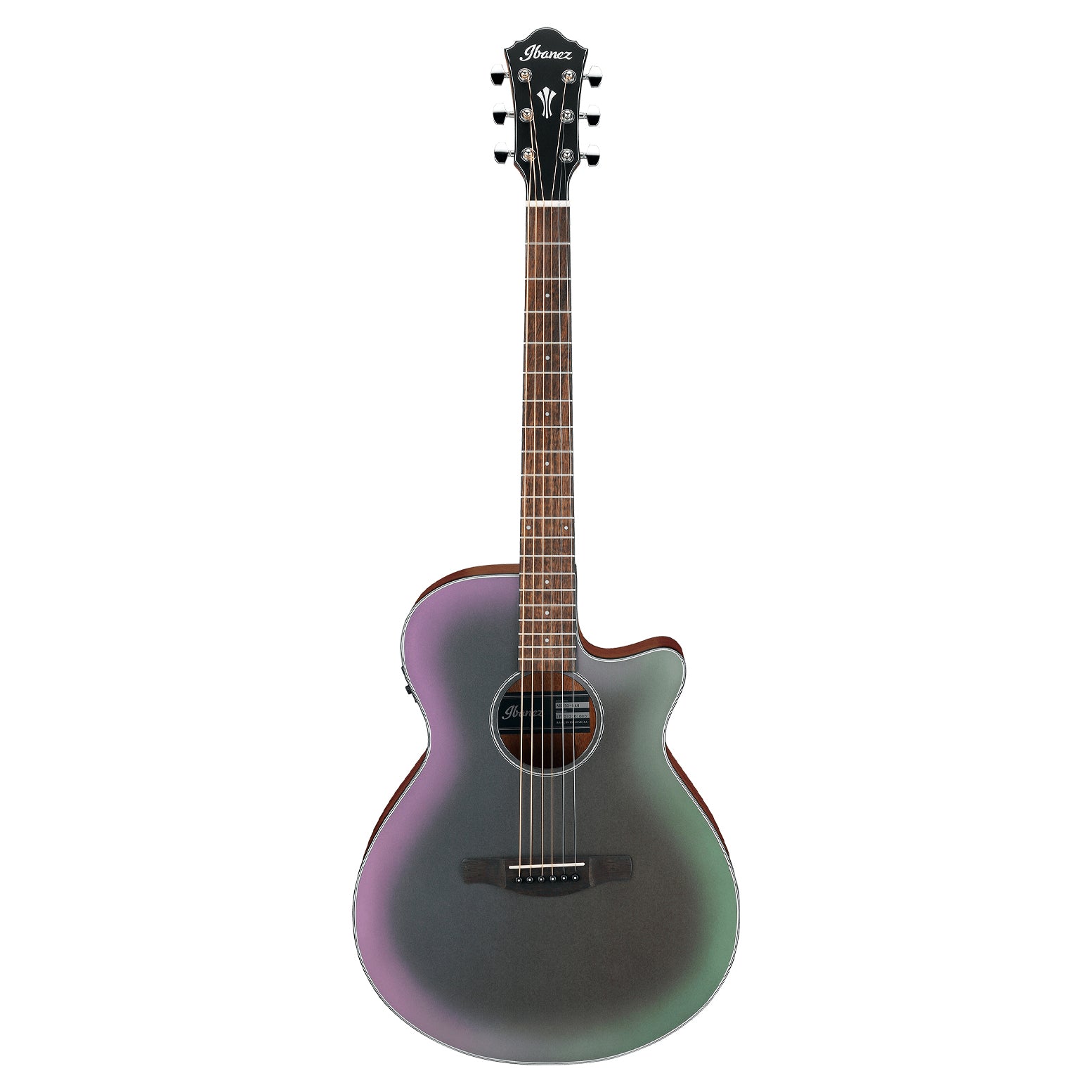 Ibanez - AEG50-BAM Black Aurora Burst Matte - Musik Utan Gränser 
