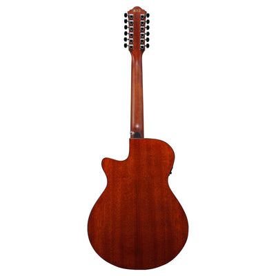 Ibanez - AEG5012-BKH Black High Gloss 12-strängad - Musik Utan Gränser 
