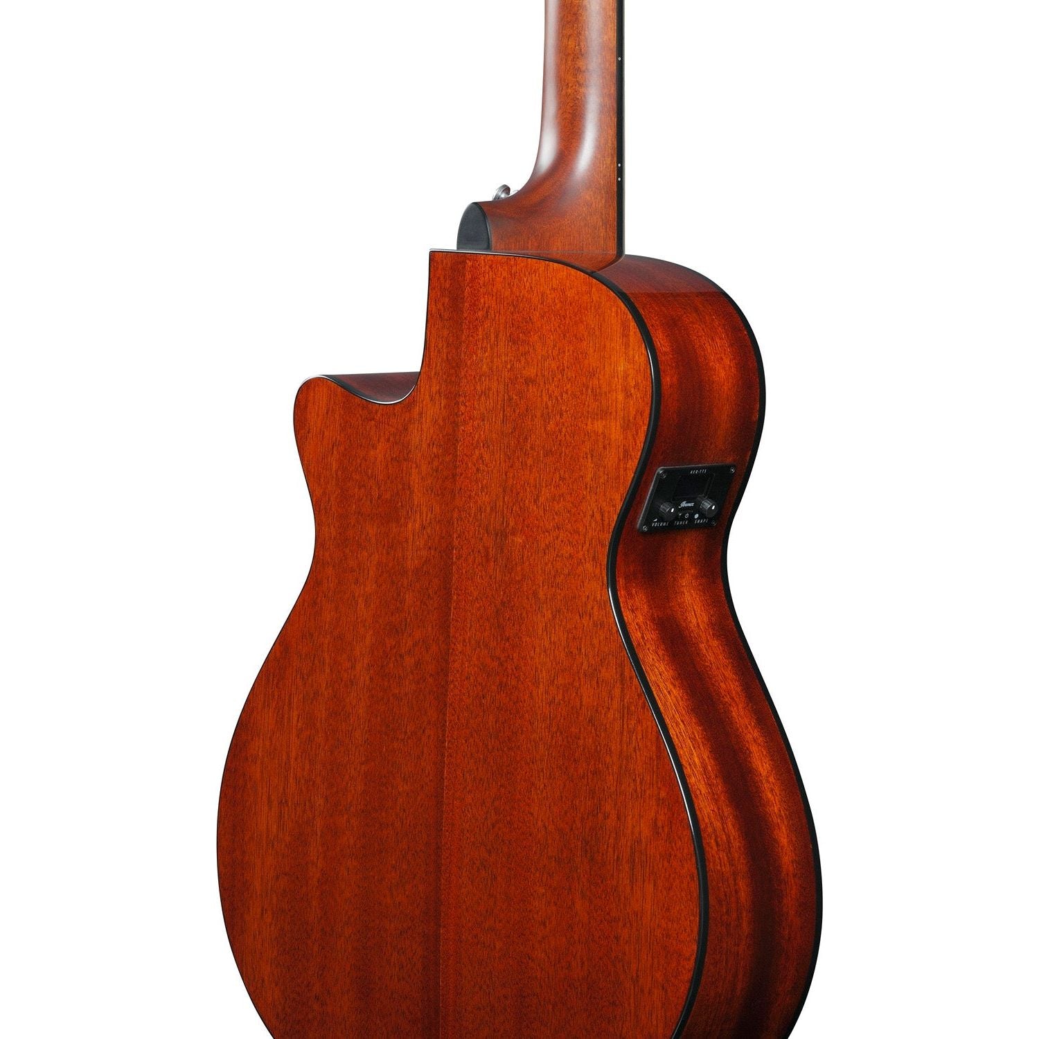 Ibanez - AEG5012-BKH Black High Gloss 12-strängad - Musik Utan Gränser 