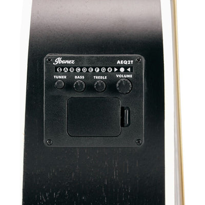 Ibanez - AEG7MH-WK Weathered Black Open Pore - Musik Utan Gränser 