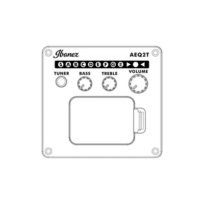 Ibanez - AEG7MH-WK Weathered Black Open Pore - Musik Utan Gränser 