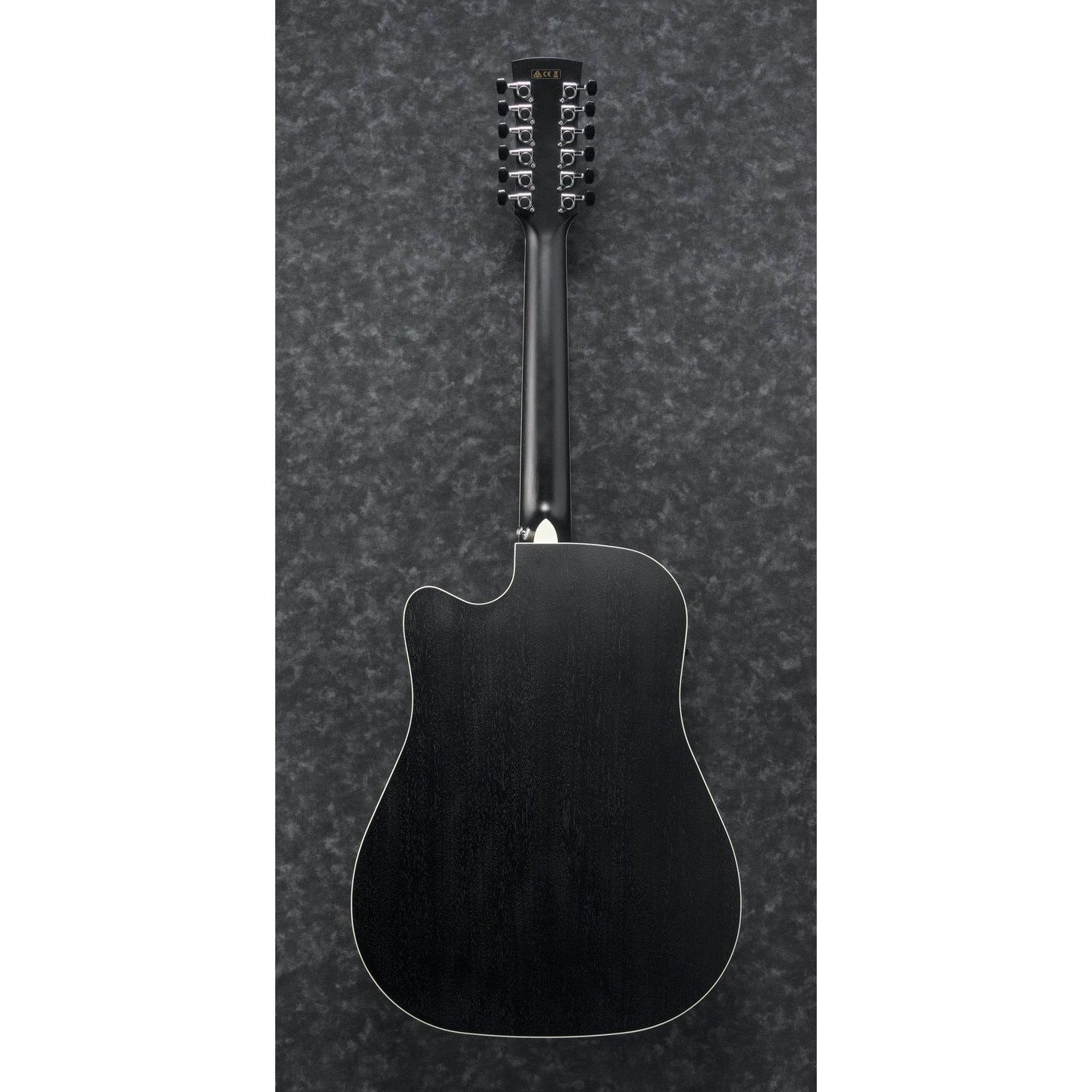 Ibanez - AW8412CE-WK Weathered Black 12-strängad - Musik Utan Gränser 