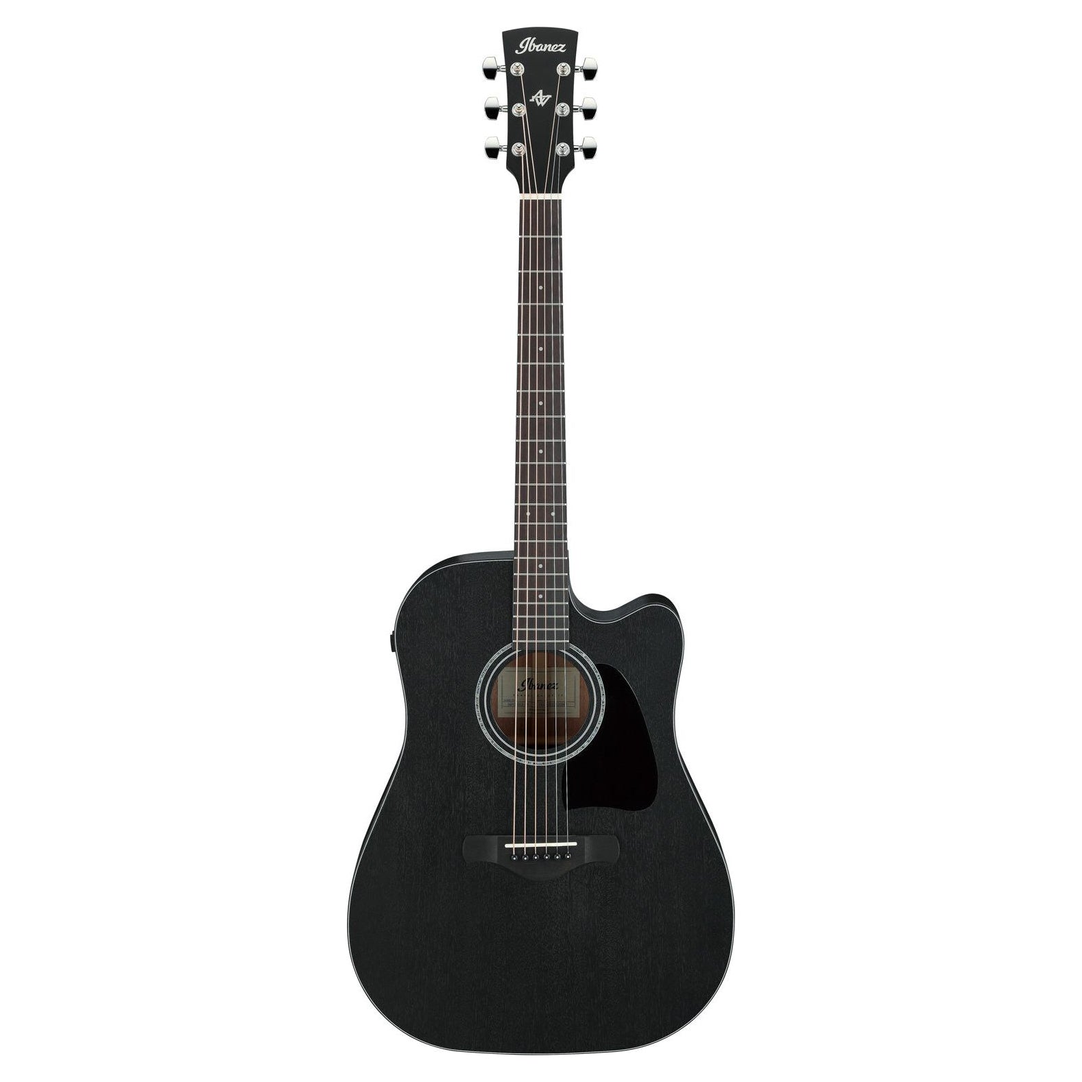 Ibanez - AW1040CE-WK Weathered Black Open Pore - Musik Utan Gränser 
