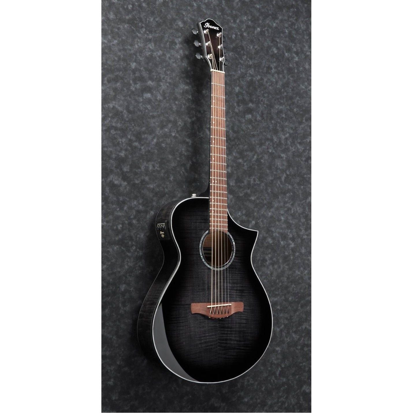Ibanez - AEWC400-TKS Transparent Black Sunburst High Gloss - Musik Utan Gränser 