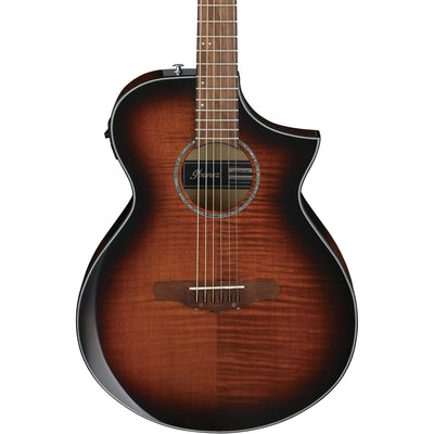 Ibanez - AEWC400-AMS Amber Sunburst High Gloss Western med mik - Musik Utan Gränser 