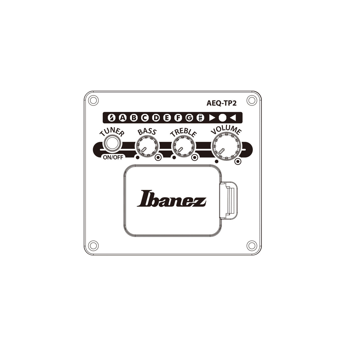 Ibanez AAD371E-ATW Antique White – bild 8
