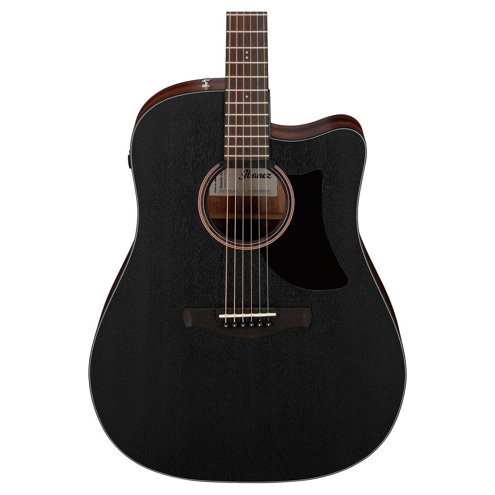 Ibanez - AAD190CE-WKH Weathered Black Open Pore - Musik Utan Gränser 