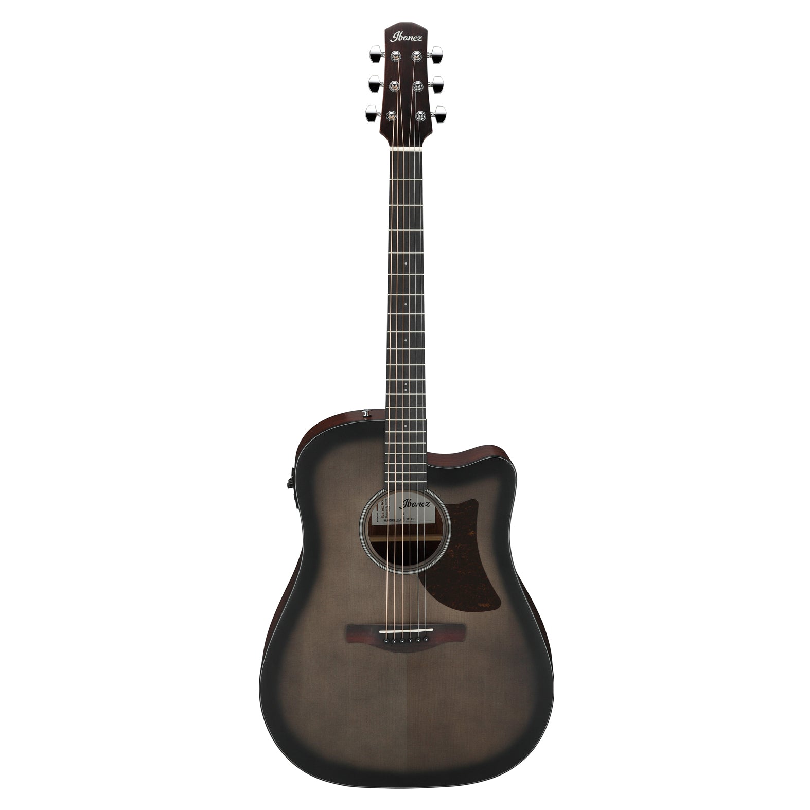 Ibanez - AAD50CE-TCB Transparent Charcoal Burst Low Gloss - Musik Utan Gränser 