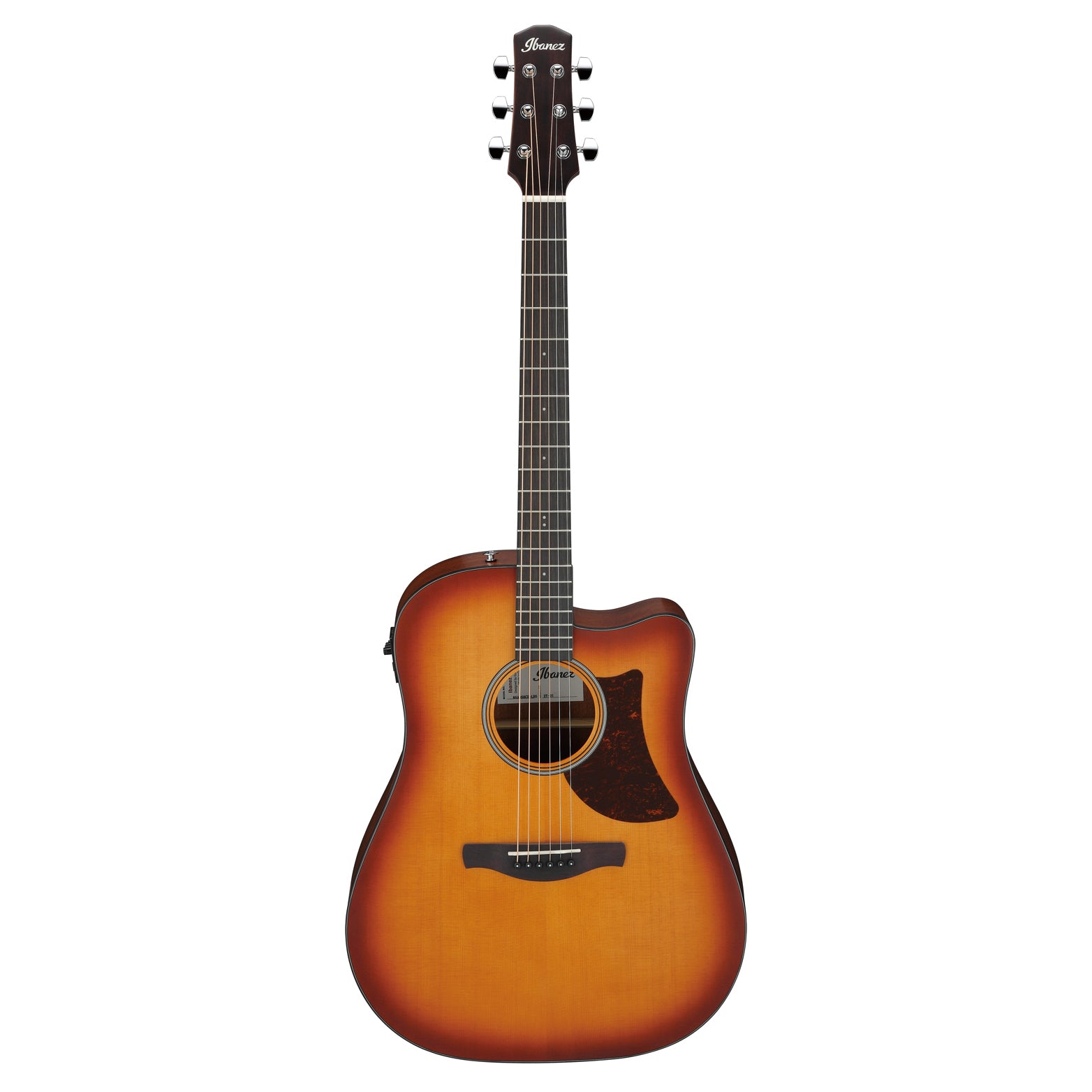 Ibanez - AAD50CE-LBS Light Brown Sunburst Low Gloss - Musik Utan Gränser 