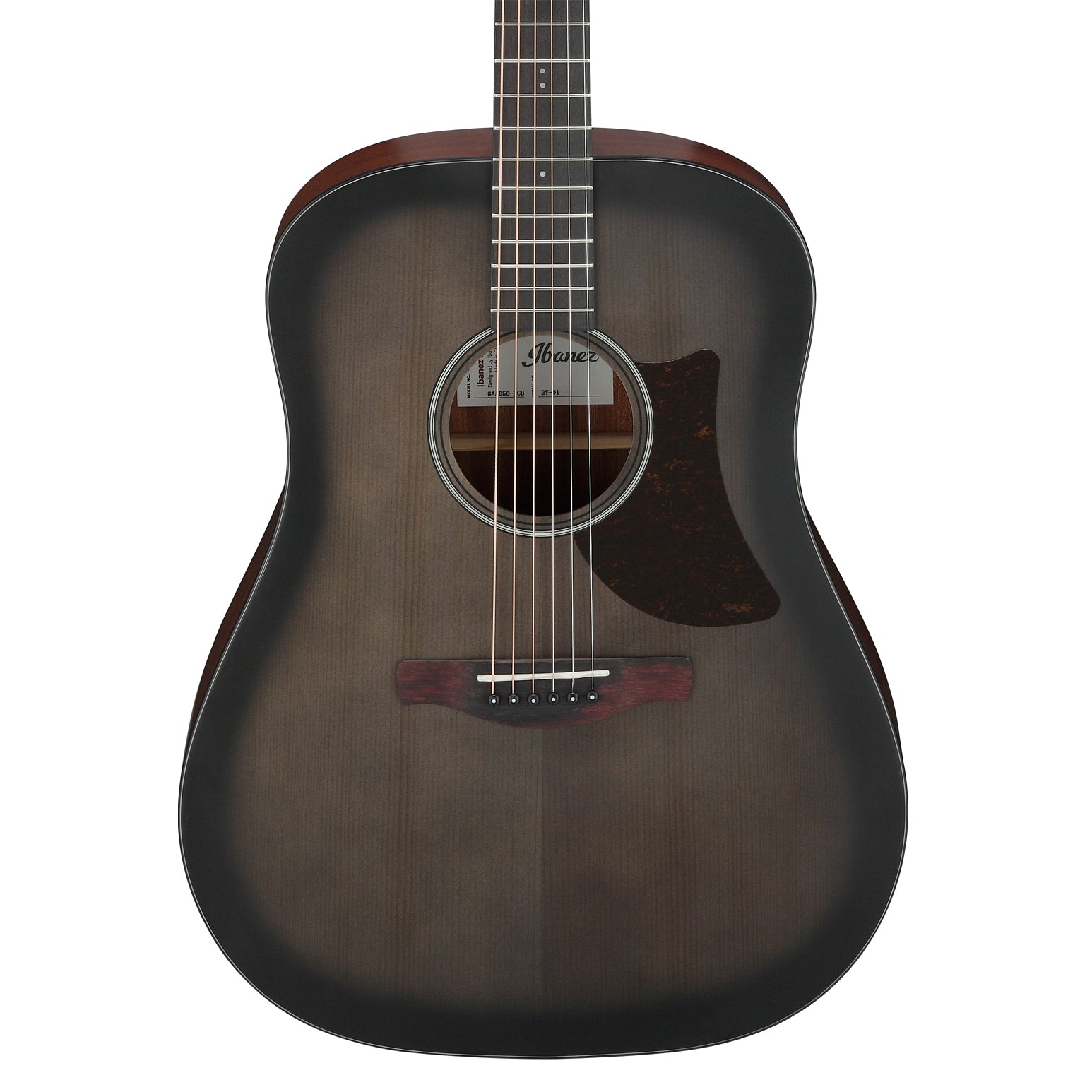 Ibanez - AAD50-TCB Transparent Charcoal Burst Western - Musik Utan Gränser 