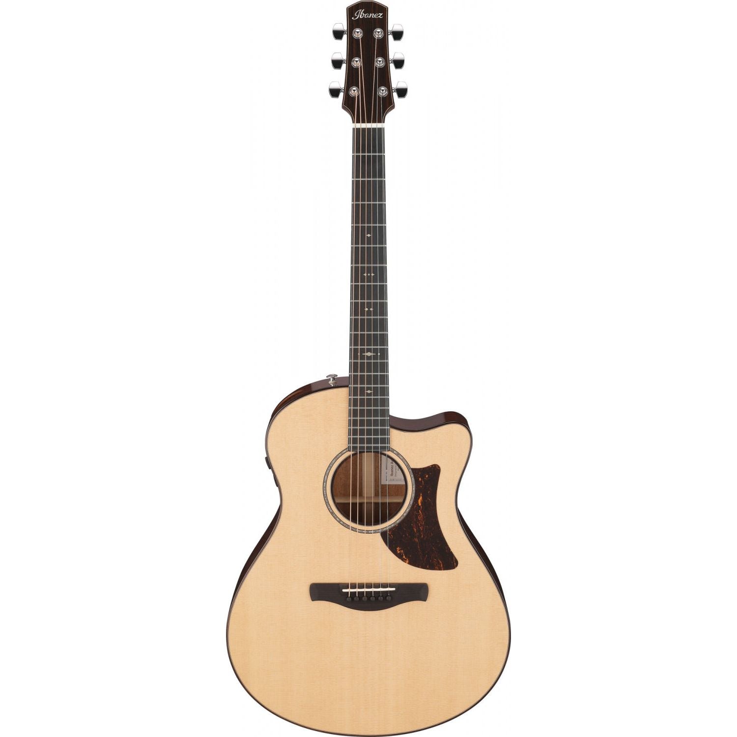 Ibanez - AAM700CE-NT.  m.cutaway, mik & case. Advanced Auditorium. All Solid. - Musik Utan Gränser 