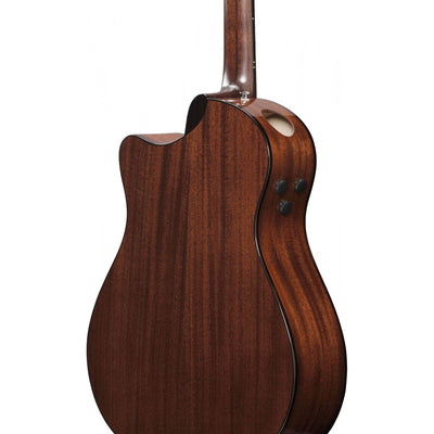 Ibanez - AAM700CE-NT.  m.cutaway, mik & case. Advanced Auditorium. All Solid. - Musik Utan Gränser 