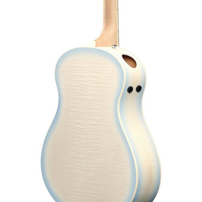 AAM370M2-AIB Transparent Antique White Ice Blue Open Pore