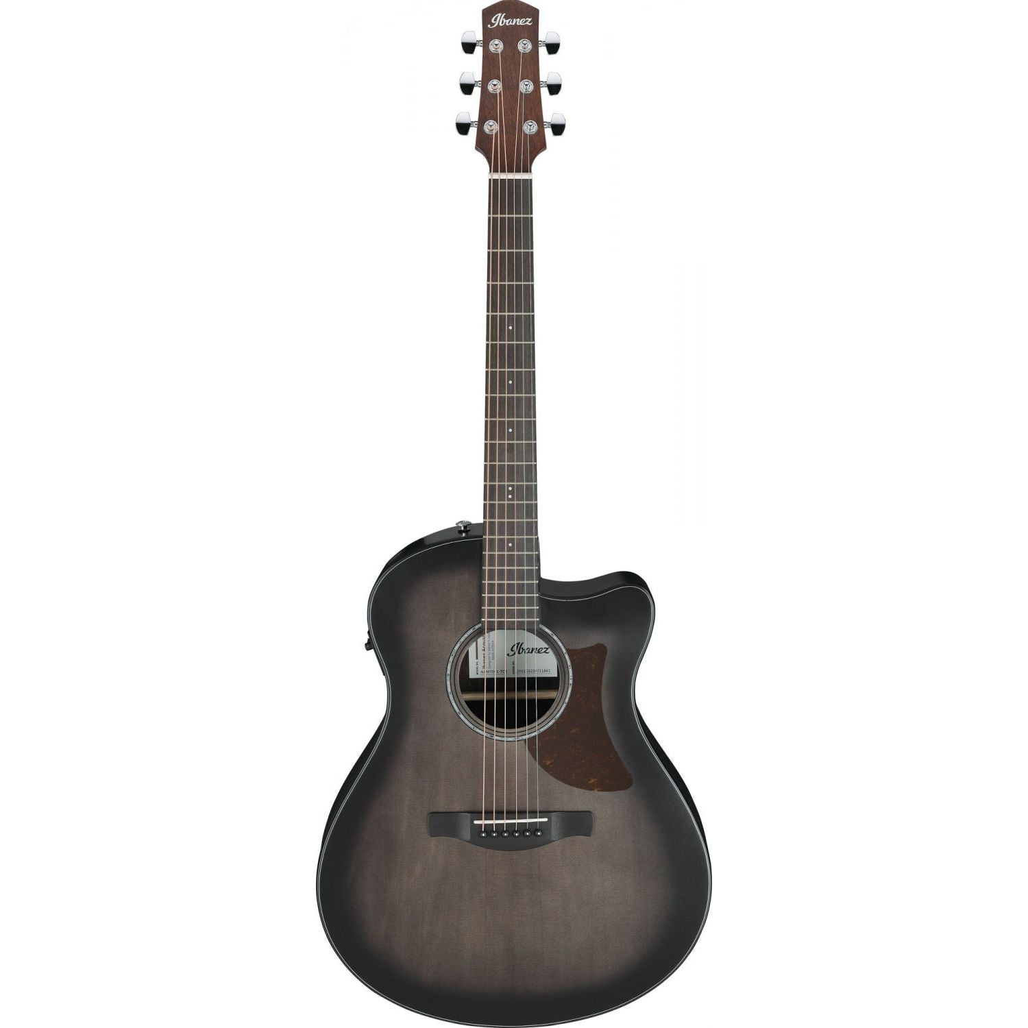 Ibanez - AAM70CE-TBN Transparent Charcoal Burst Low Gloss To Advanced Auditorium - Musik Utan Gränser 