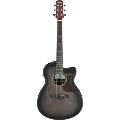 Ibanez - AAM70CE-TBN Transparent Charcoal Burst Low Gloss To Advanced Auditorium - Musik Utan Gränser 