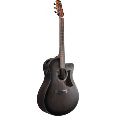 Ibanez - AAM70CE-TBN Transparent Charcoal Burst Low Gloss To Advanced Auditorium - Musik Utan Gränser 