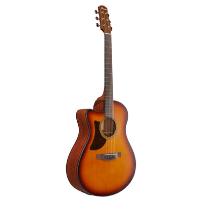 Ibanez - AAM50LCE-OLB Open Pore Light Brown Sunburst Western Left - Musik Utan Gränser 