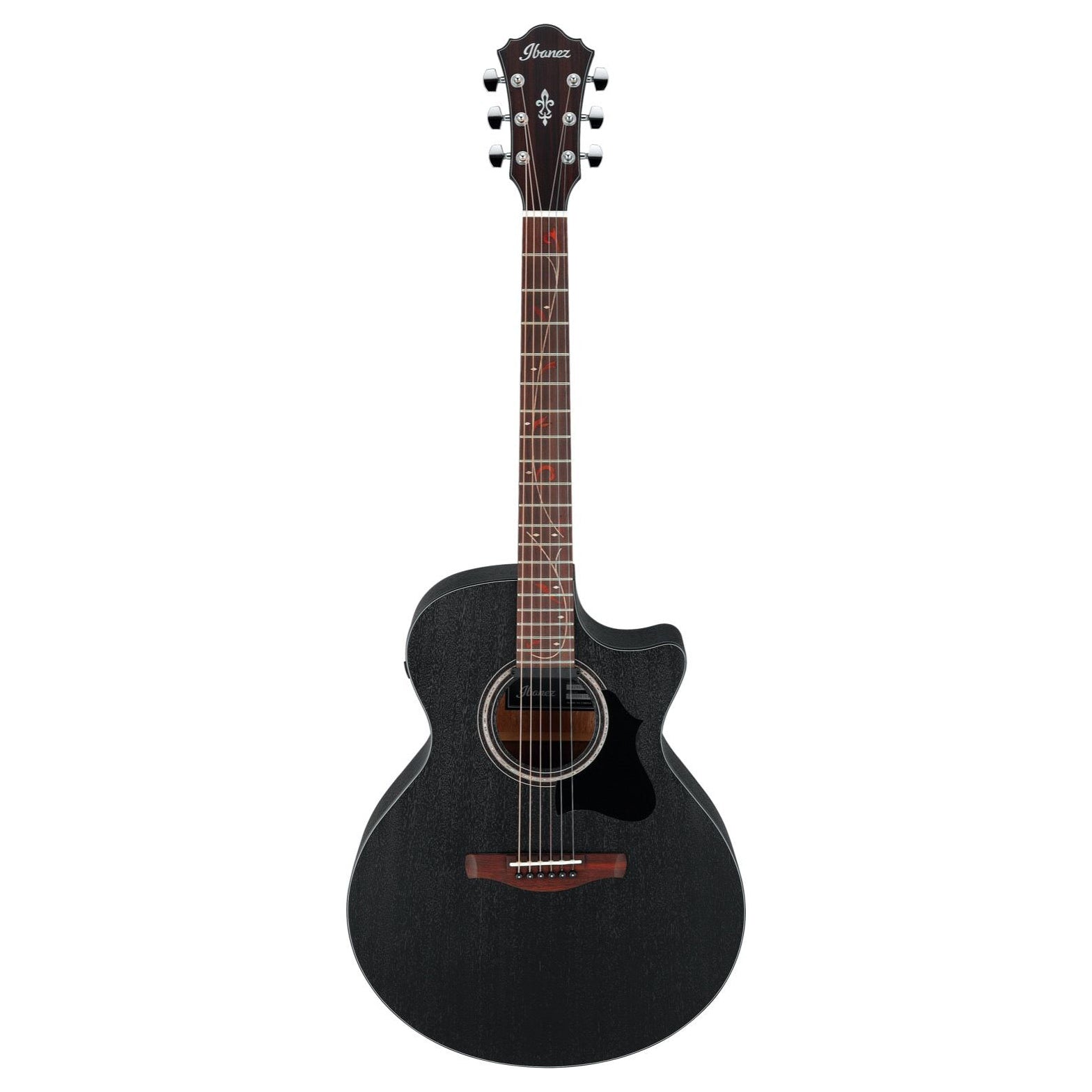 Ibanez - AE295-WK Wheathered Black - Musik Utan Gränser 