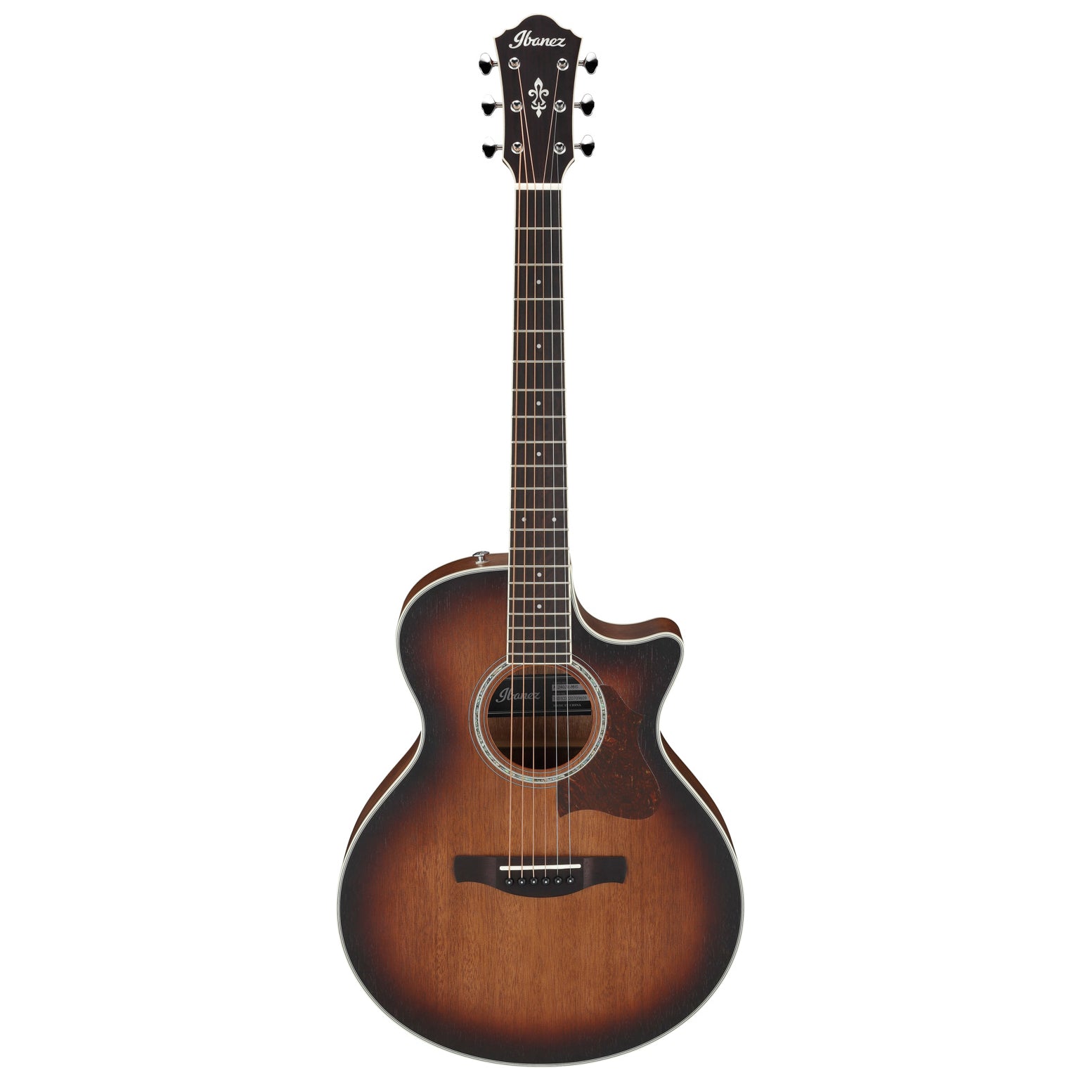 Ibanez - AE240JR-MHS Mahogany Sunburst Open Pore - Musik Utan Gränser 