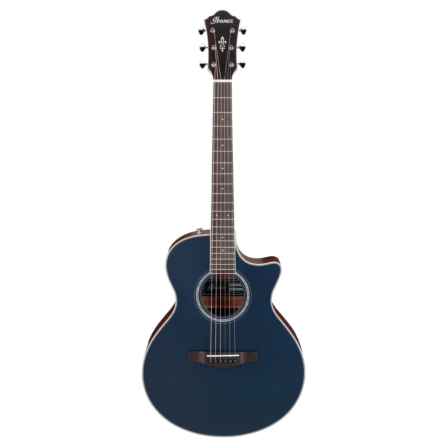 Ibanez - AE200JR-DBF Dark Tide Blue Flat Junior - Musik Utan Gränser 