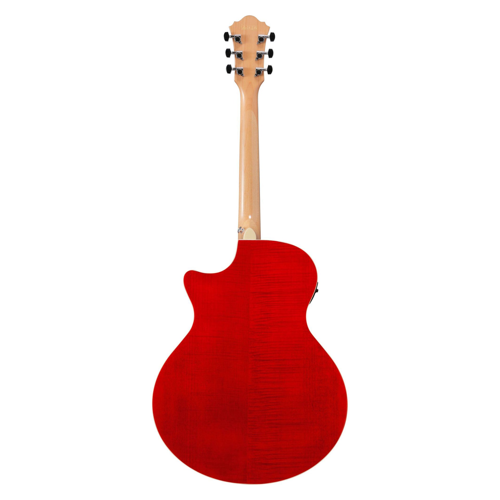 Ibanez - AE170-NTR Natural High Gloss Top Red - Musik Utan Gränser 