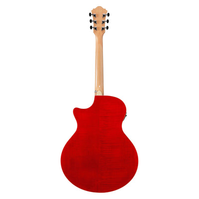 Ibanez - AE170-NTR Natural High Gloss Top Red - Musik Utan Gränser 