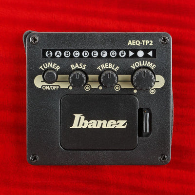 Ibanez - AE170-NTR Natural High Gloss Top Red - Musik Utan Gränser 