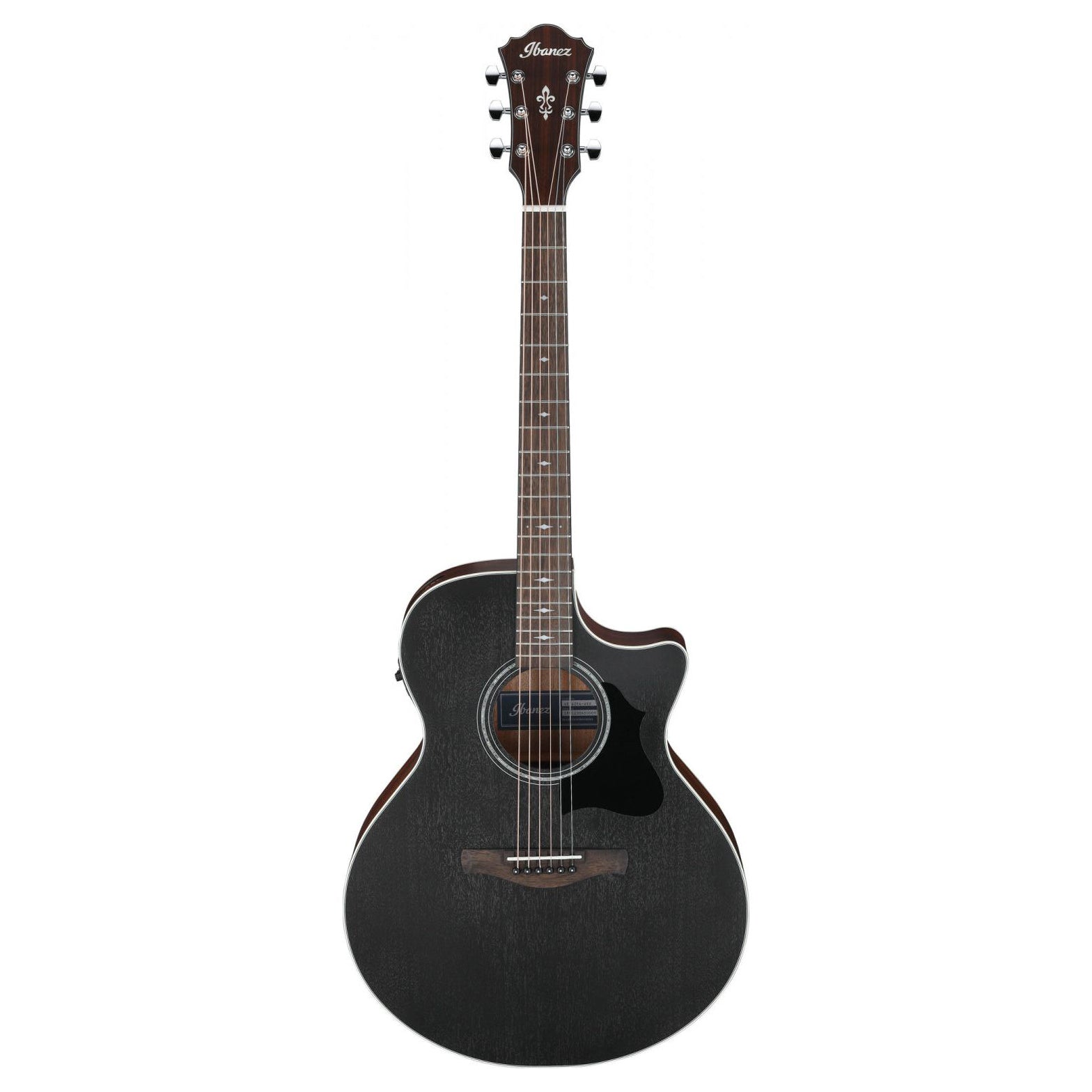 Ibanez - AE140-WKH Weathered Black Open Pore - Musik Utan Gränser 