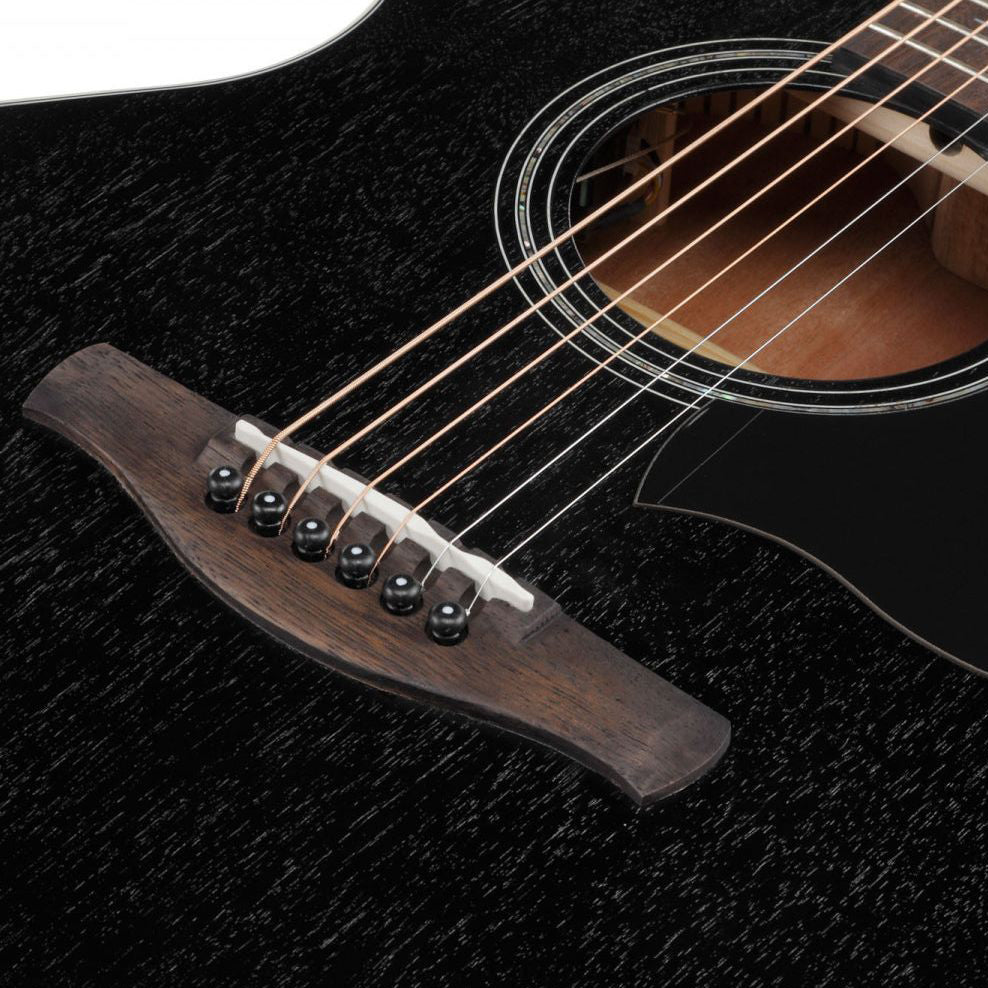 Ibanez - AE140-WKH Weathered Black Open Pore - Musik Utan Gränser 