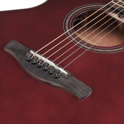 Ibanez - AE100-BUF Burgundy Flat Western AE Performer - Musik Utan Gränser 