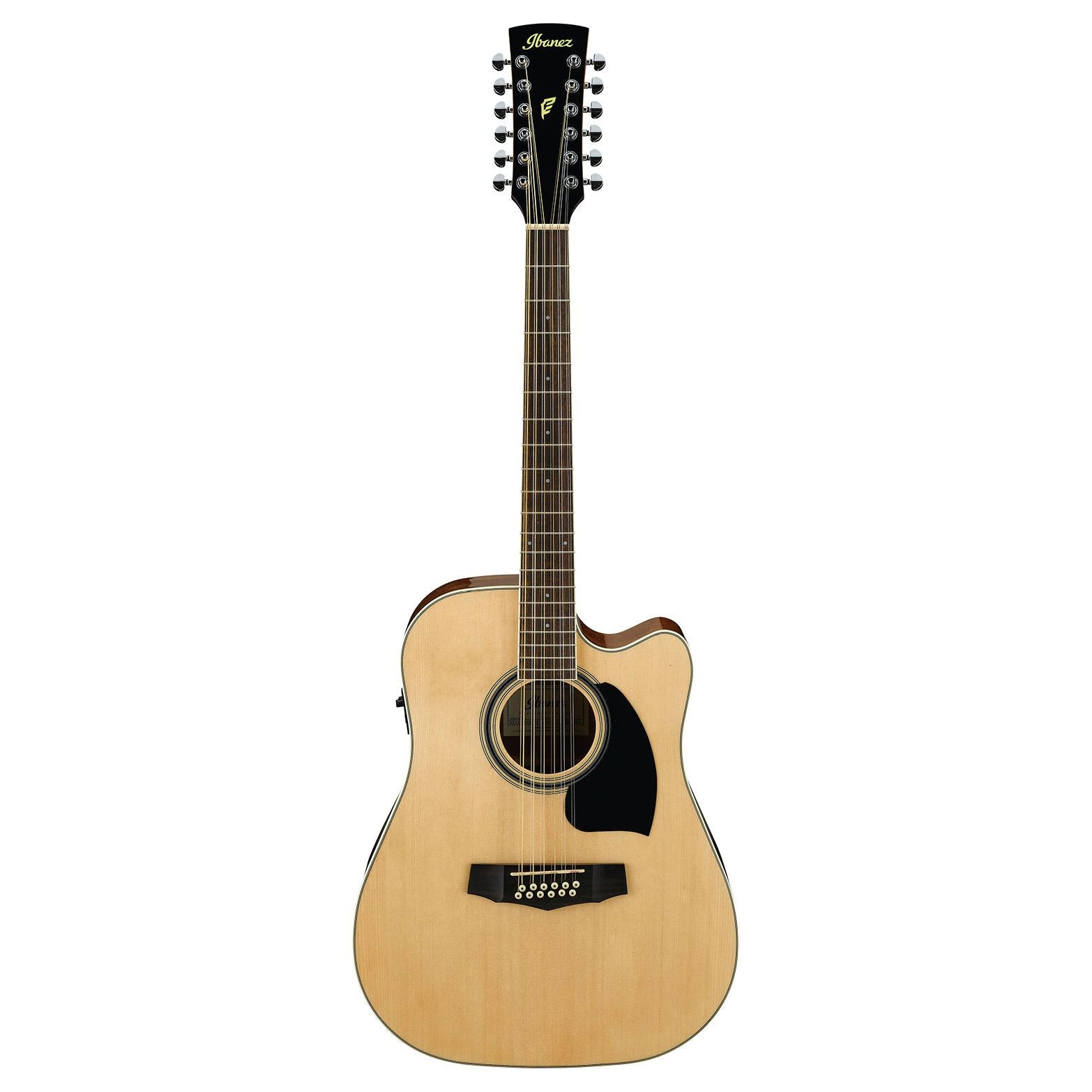 Ibanez - PF1512ECE-NT Natural High Gloss 12-strängad - Musik Utan Gränser 