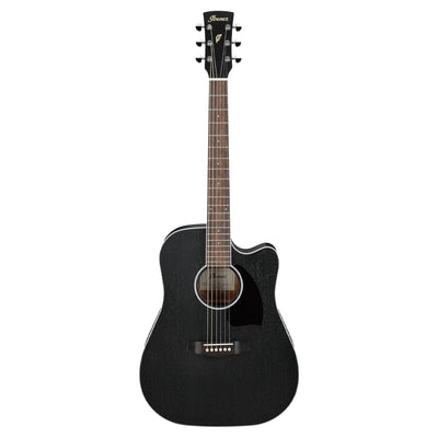 Ibanez - PF16MWCE-WK Weathered Black Open Pore - Musik Utan Gränser 