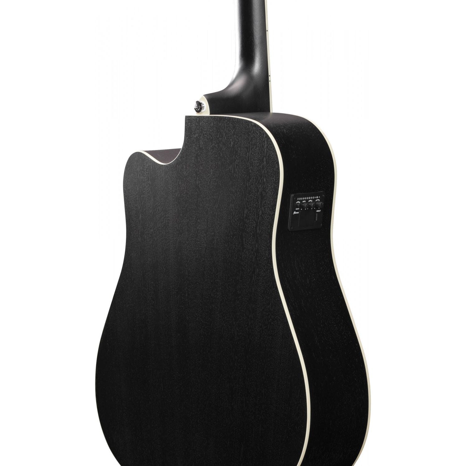 Ibanez - PF16MWCE-WK Weathered Black Open Pore - Musik Utan Gränser 
