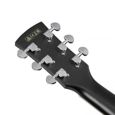 Ibanez - PF16MWCE-WK Weathered Black Open Pore - Musik Utan Gränser 