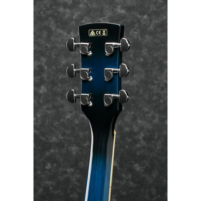 Ibanez - PF15ECE-TBS Transparent Blue Sunburst - Musik Utan Gränser 