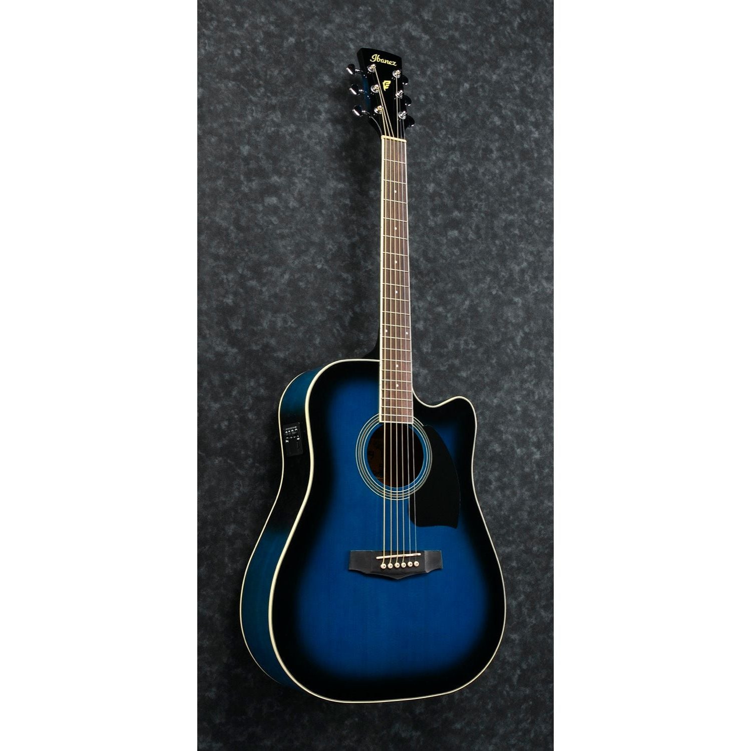 Ibanez - PF15ECE-TBS Transparent Blue Sunburst - Musik Utan Gränser 