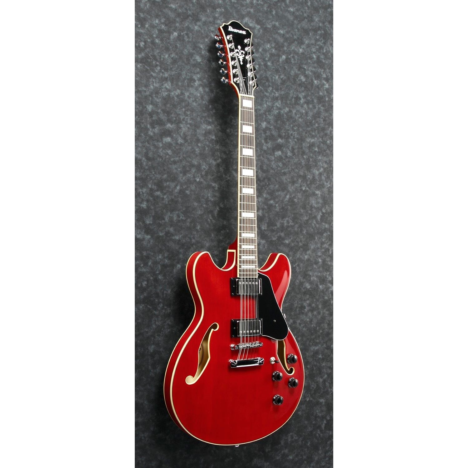 Ibanez - AS7312-TCD Transparent Cherry Red 12-String Artcore - Musik Utan Gränser 