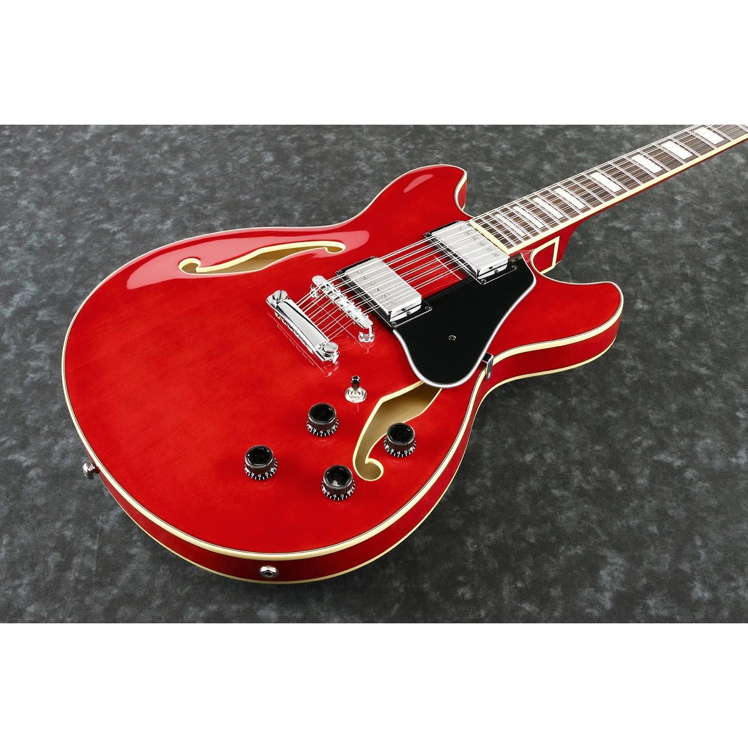 Ibanez - AS7312-TCD Transparent Cherry Red 12-String Artcore - Musik Utan Gränser 