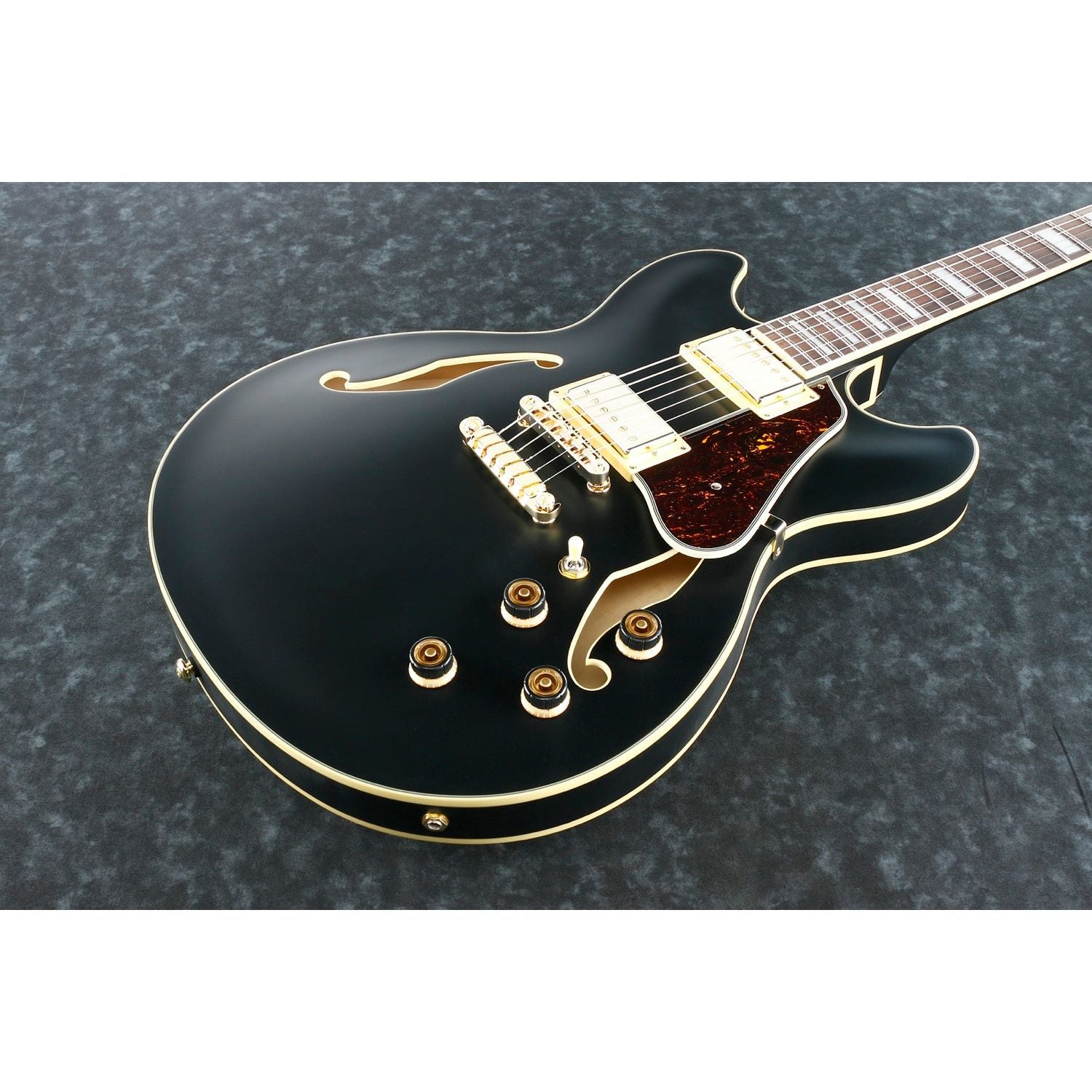 Ibanez - AS73G-BKF Black Flat - Musik Utan Gränser 