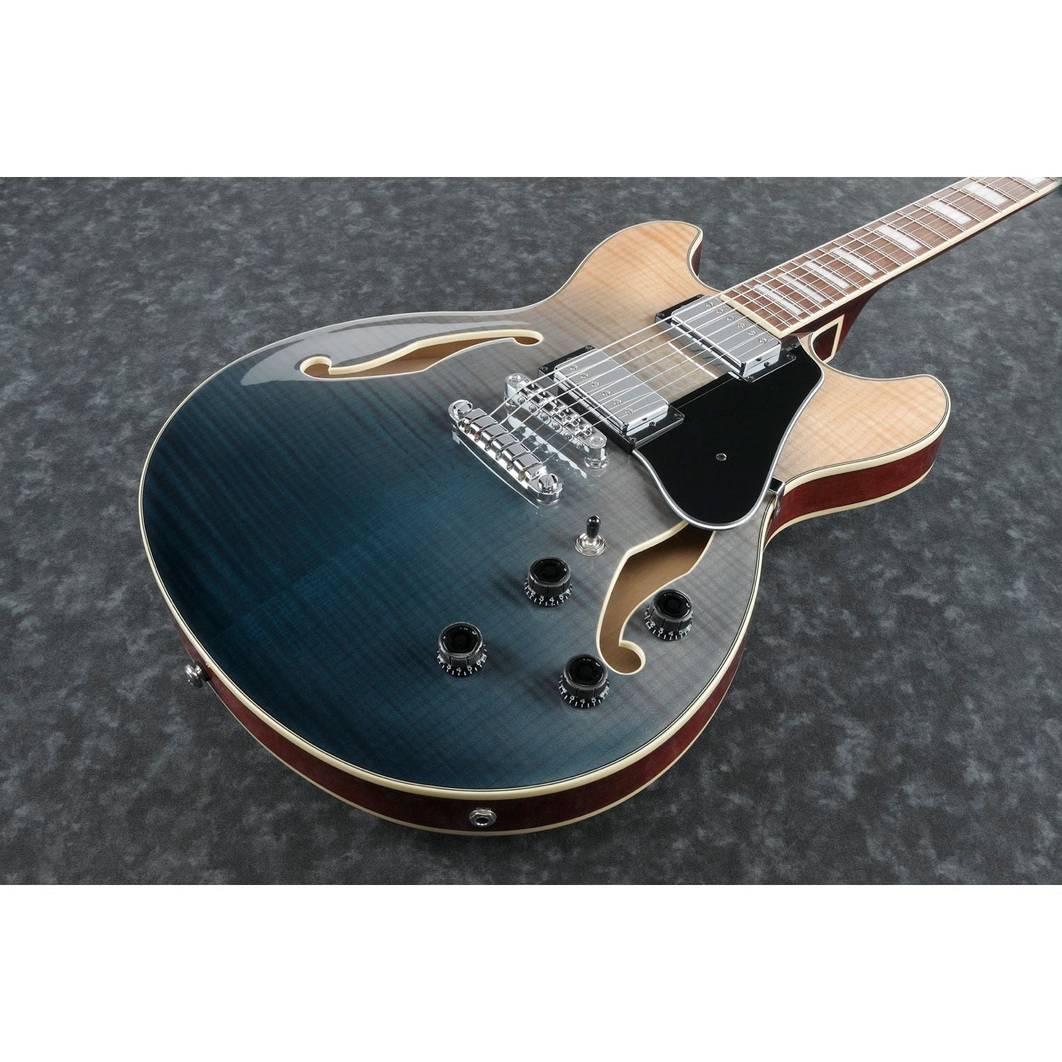 Ibanez - AS73FM-TIF Transparent Indigo Fade - Musik Utan Gränser 