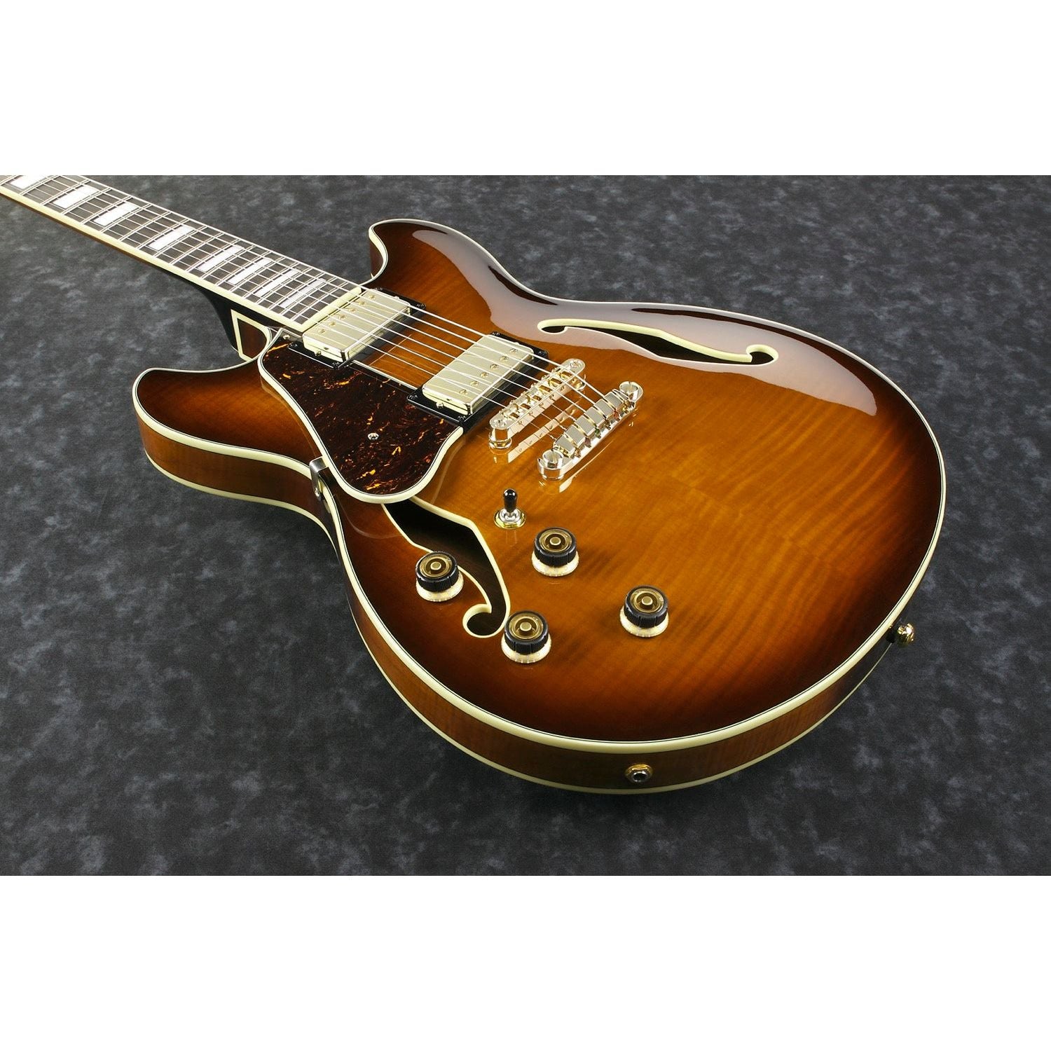 Ibanez - AS93FML-VLS Violin Sunburst Artcore Expressionist Left - Musik Utan Gränser 