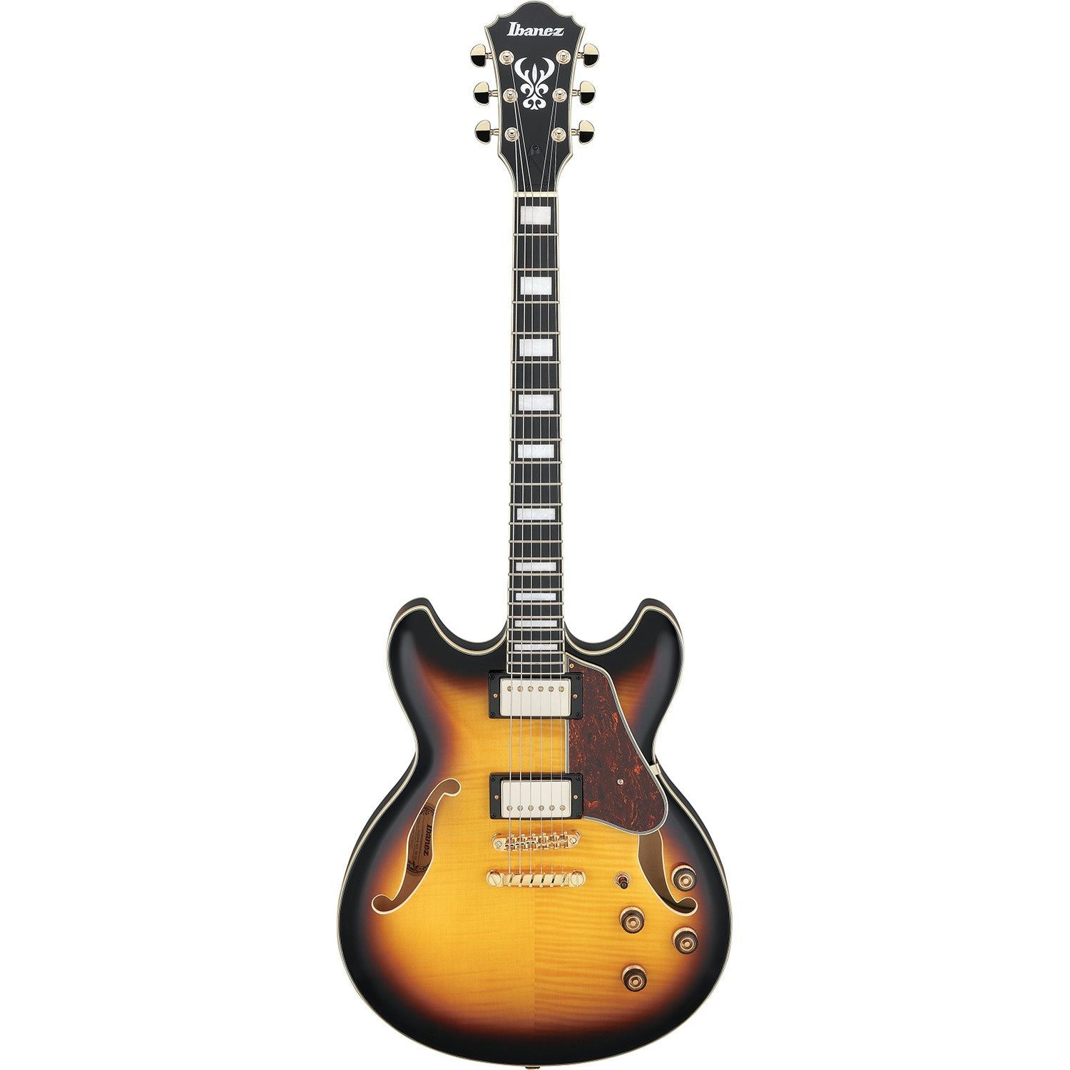 Ibanez - AS93FM-AYS Antique Yellow Sunburst Artcore Expressionist - Musik Utan Gränser 