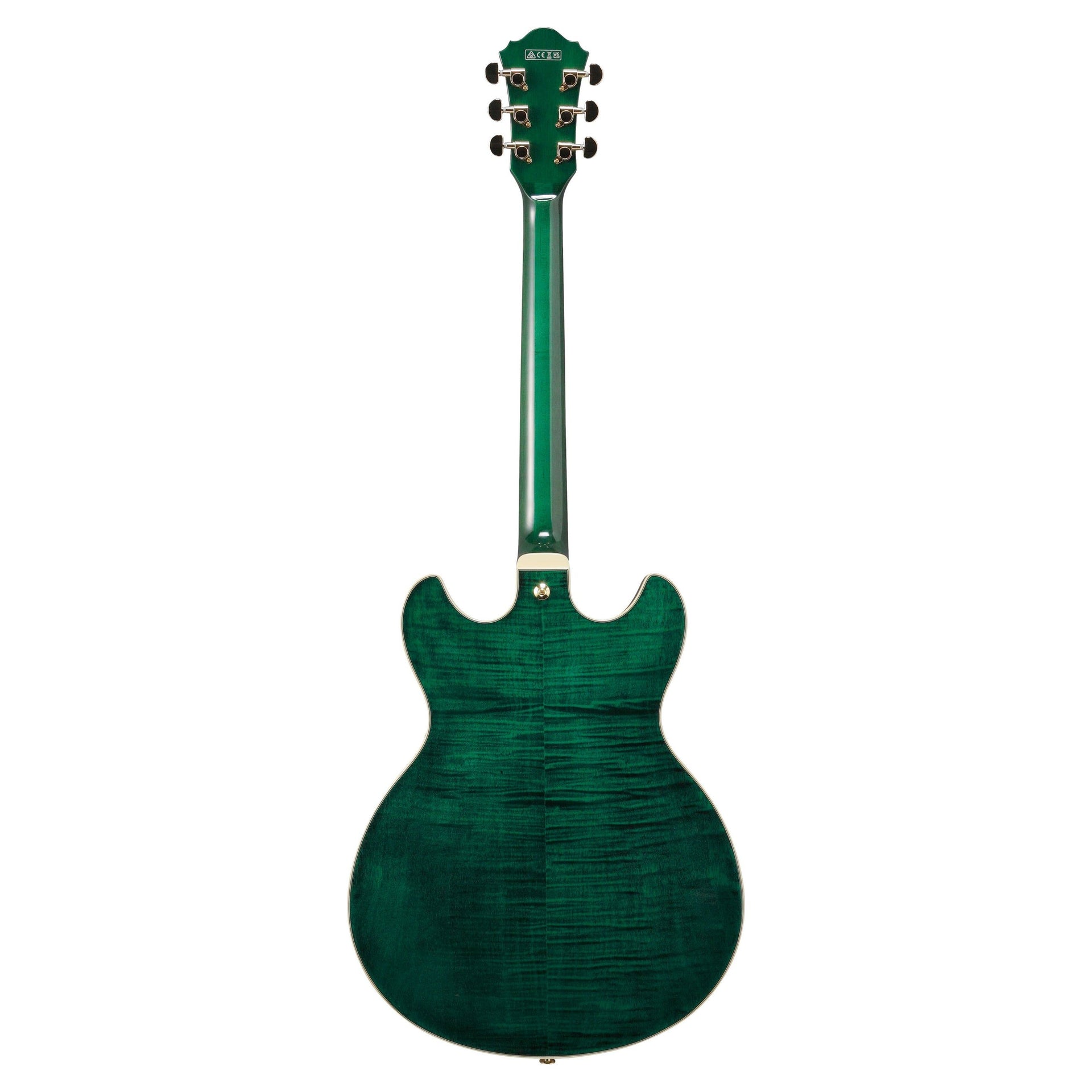 Ibanez - AS93FM-TMG Transparent Moss Green Artcore Expressionist - Musik Utan Gränser 