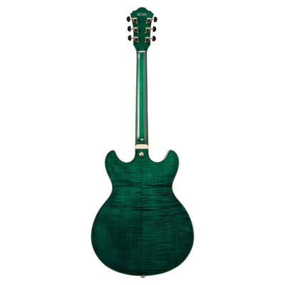 Ibanez - AS93FM-TMG Transparent Moss Green Artcore Expressionist - Musik Utan Gränser 