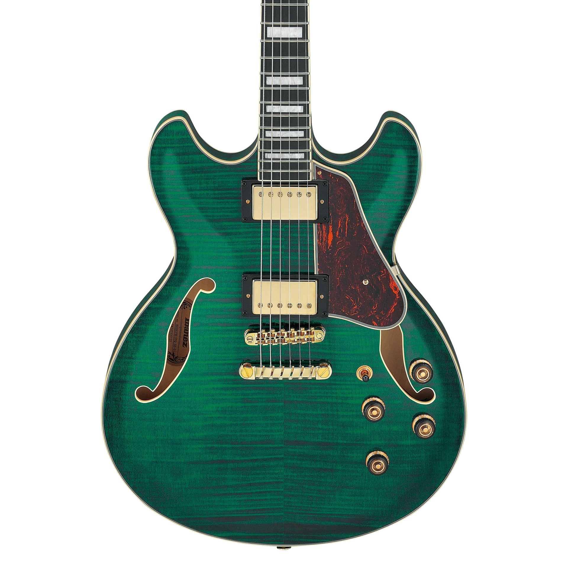 Ibanez - AS93FM-TMG Transparent Moss Green Artcore Expressionist - Musik Utan Gränser 