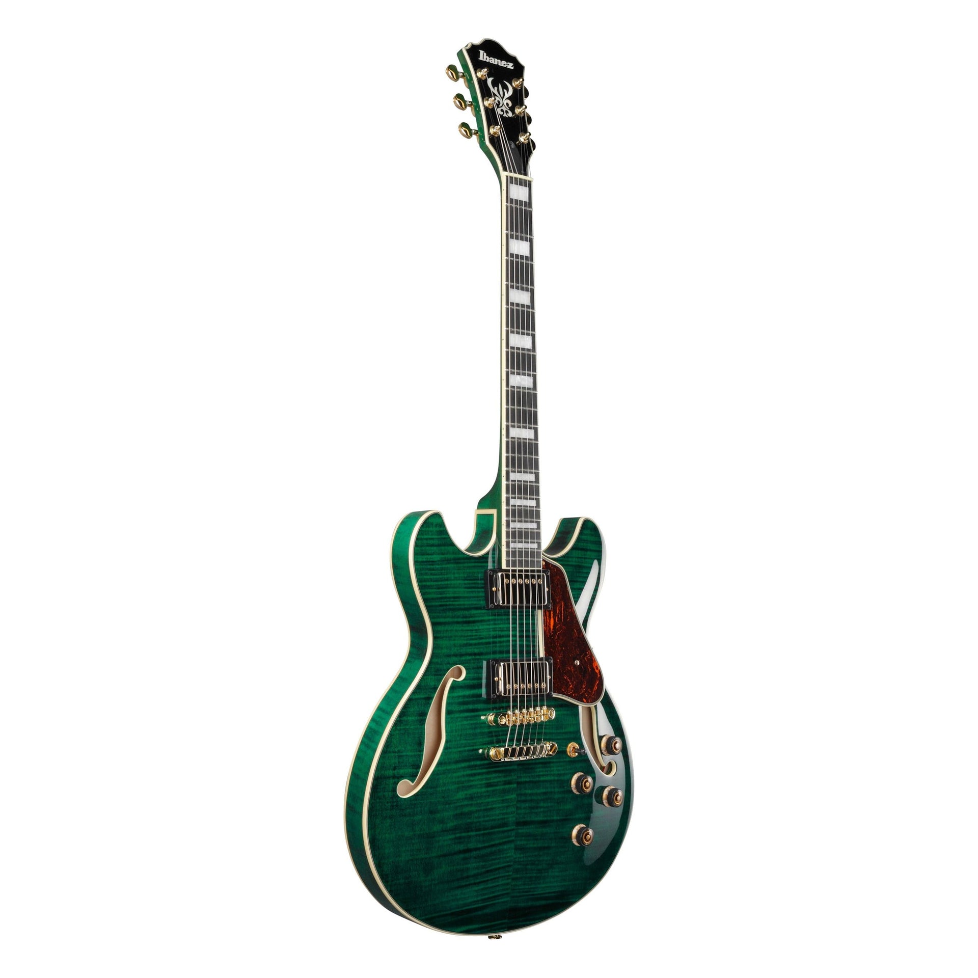 Ibanez - AS93FM-TMG Transparent Moss Green Artcore Expressionist - Musik Utan Gränser 