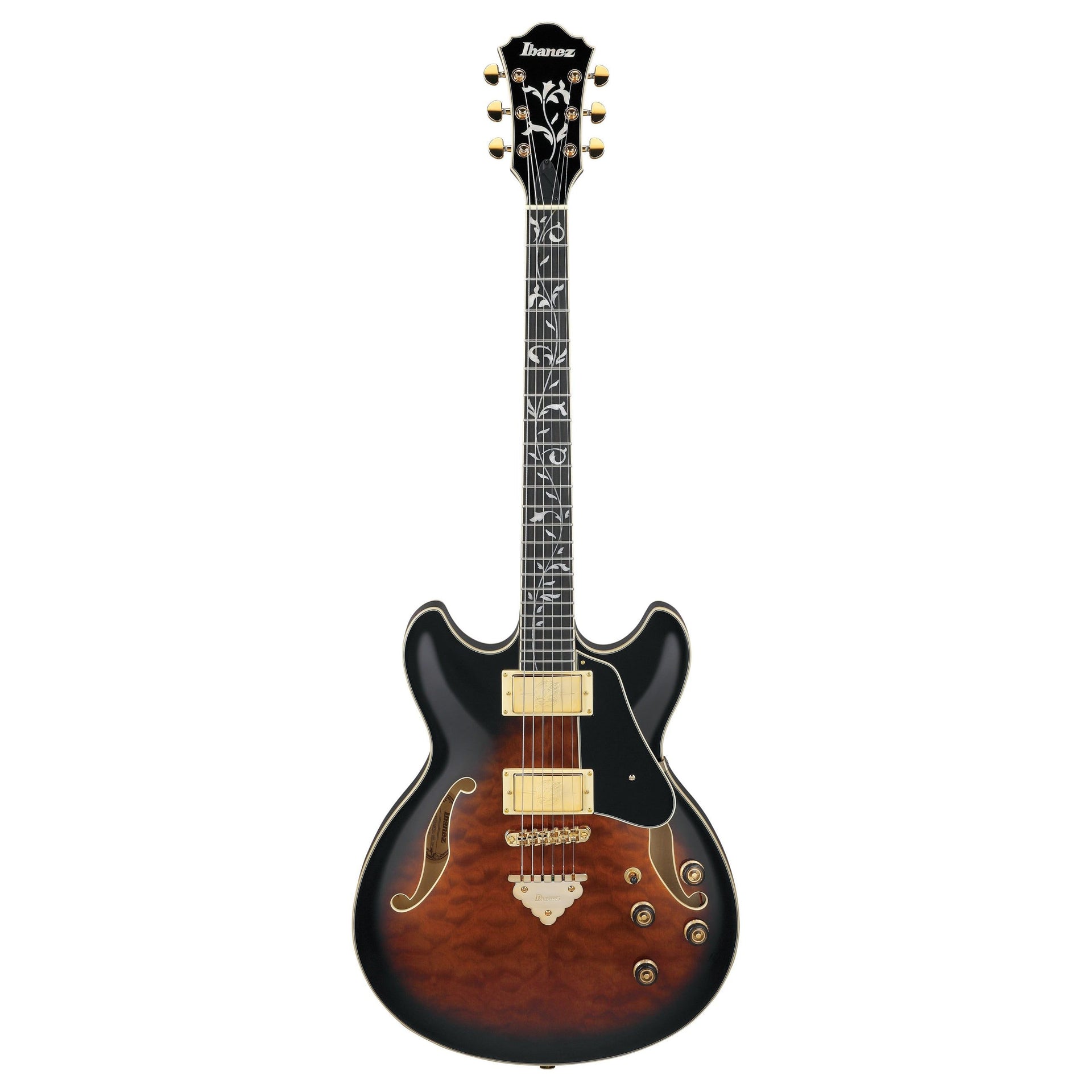 Ibanez - AS93QMSP-DBS Dark Brown Sunburst Artcore Expressionist - Musik Utan Gränser 