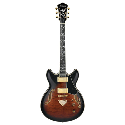 Ibanez - AS93QMSP-DBS Dark Brown Sunburst Artcore Expressionist - Musik Utan Gränser 