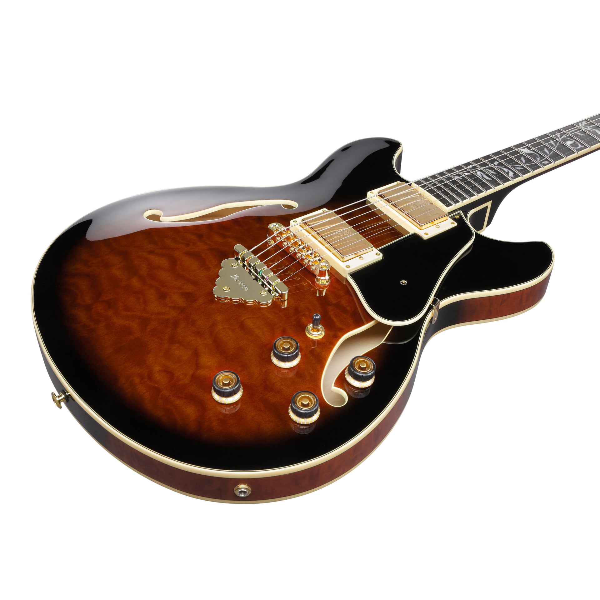 Ibanez - AS93QMSP-DBS Dark Brown Sunburst Artcore Expressionist - Musik Utan Gränser 